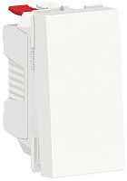 Выключатель кнопочный без рамки Schneider Electric Unica Modular 1-кл. 1 мод. белый картинка